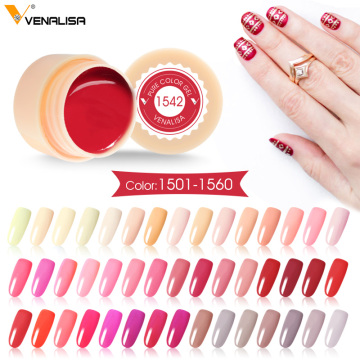 Venalisa Painting Gel 5ml CANNI Nude Red Hot Nail Art High Quality Salon Manicure Color UV LED Line Drawing Painting UV Gel
