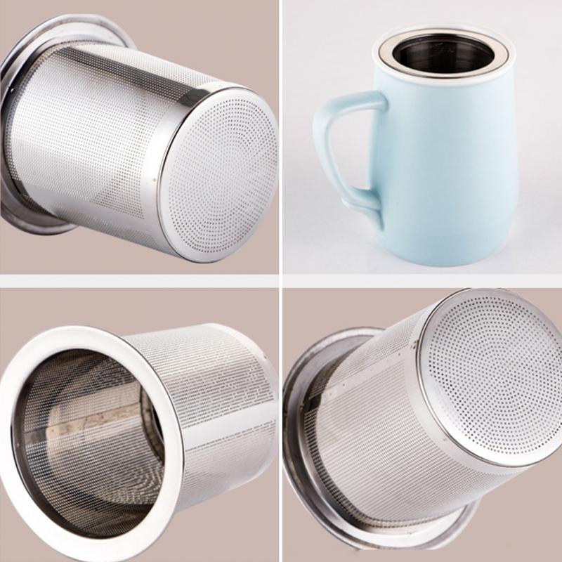 Stainless Steel Tea Infuser Silver Mesh Kitchen Accessories Safe Density Reusable Tea Strainer Herb Tea Tools Accessories #137