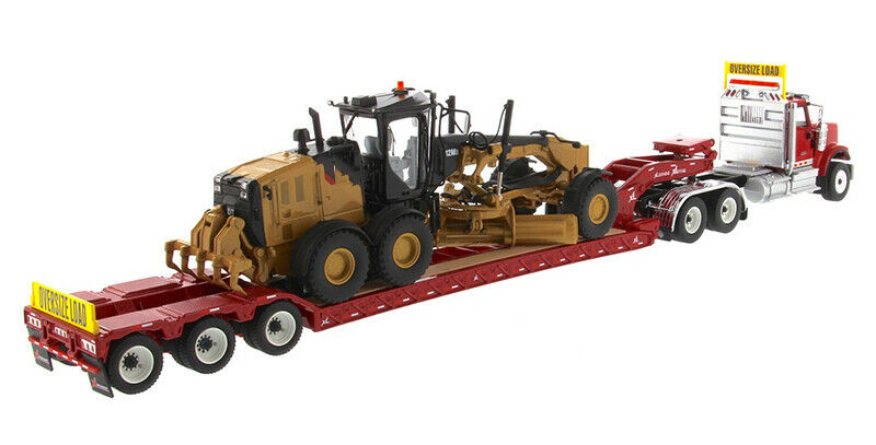 1/50 Hx520 Tractor 12M3 Motor Grader DM 85598 Model for Boys Holiday Gifts For Collection Train Model