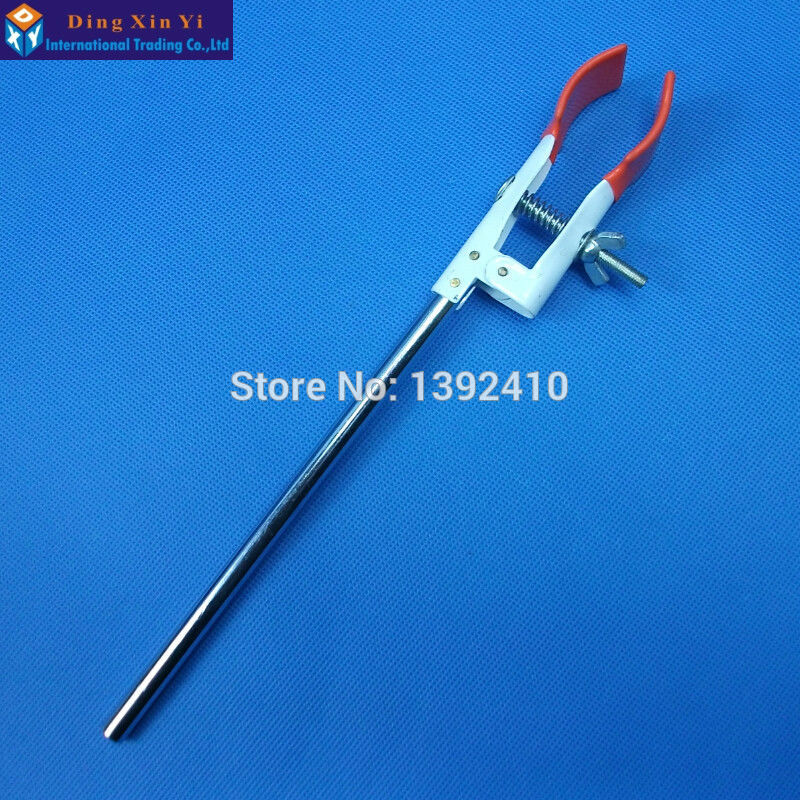 Long handle Flask Clamp 250mm Laboratory metal Holder Lab Stan Condenser Universal Coating process flask Clip