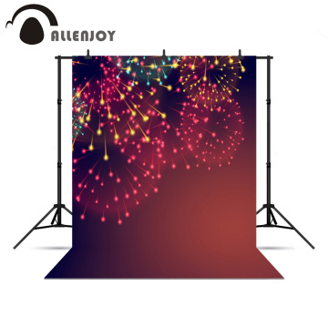 Allenjoy photography background New Year fireworks firecrackers red celebration backdrop photography Photophone for photo studio