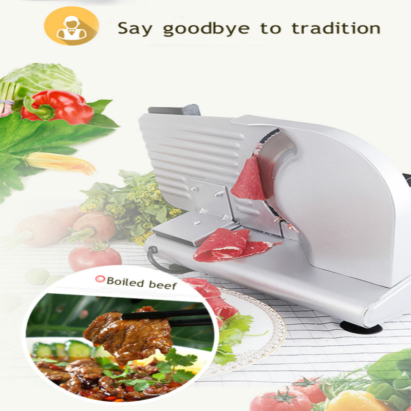 2018 200W electric Slicer Household Lamb slice meat Slices of bread Hot Pot Desktop Meat cutting machine