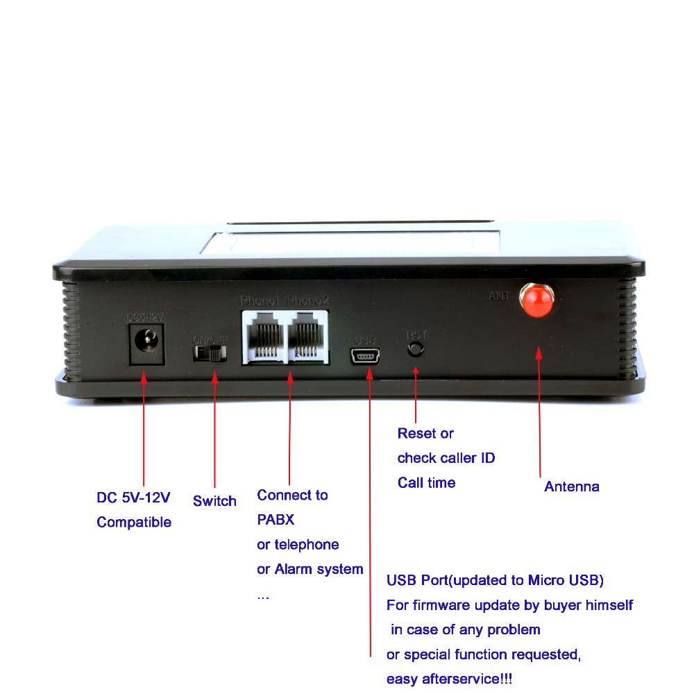 3G WCDMA Fixed wireless terminal 850/900/1800/1900/2100MHZ support alarm system PABX Caller ID IMEI clear voice stable signal