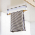 1PC Kitchen Paper Towel Holder Self-adhesive Accessories Under Cabinet Roll Rack Tissue Hanger Storage Rack for Bathroom Toilet