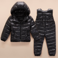 2020 New Children Winter 90% Duck down down Jacket Baby girl clothes Ski Wear Boy Infant Parka Snow Set Warm light Clothing Sets