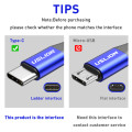 USLION Type C USB Cable For Huawei P30 Pro Fast Charge Phone Charging Wire USB C Data line For Samsung S9 S10 Type C 3A Charger