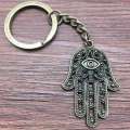 1 Piece Keychain Hand Of Fatima key chain car fashion hot sale keychains for women key-rings key chain car