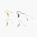 200pcs/lot silver rhodium gold-color antique bronze gunmetal earring hooks ear wire for earrings DIY jewelry making findings