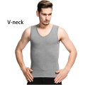 2018 Winter Mens Sleeveless undershirt O-Neck Velvet Vest Warm Thermal Fleece Undershirts Male Tank Tops Plus Size 3XL