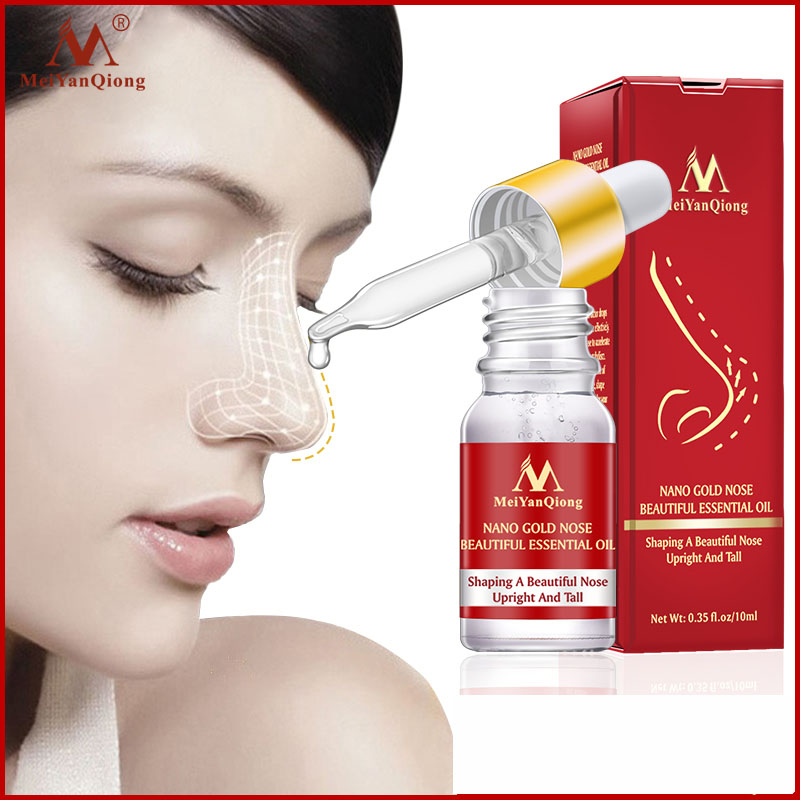 MeiYanQiong Nose Up Heighten Rhinoplasty Essential Oil Firming Moisturizing Collagen Nose Serum Reshape Natural Face Care