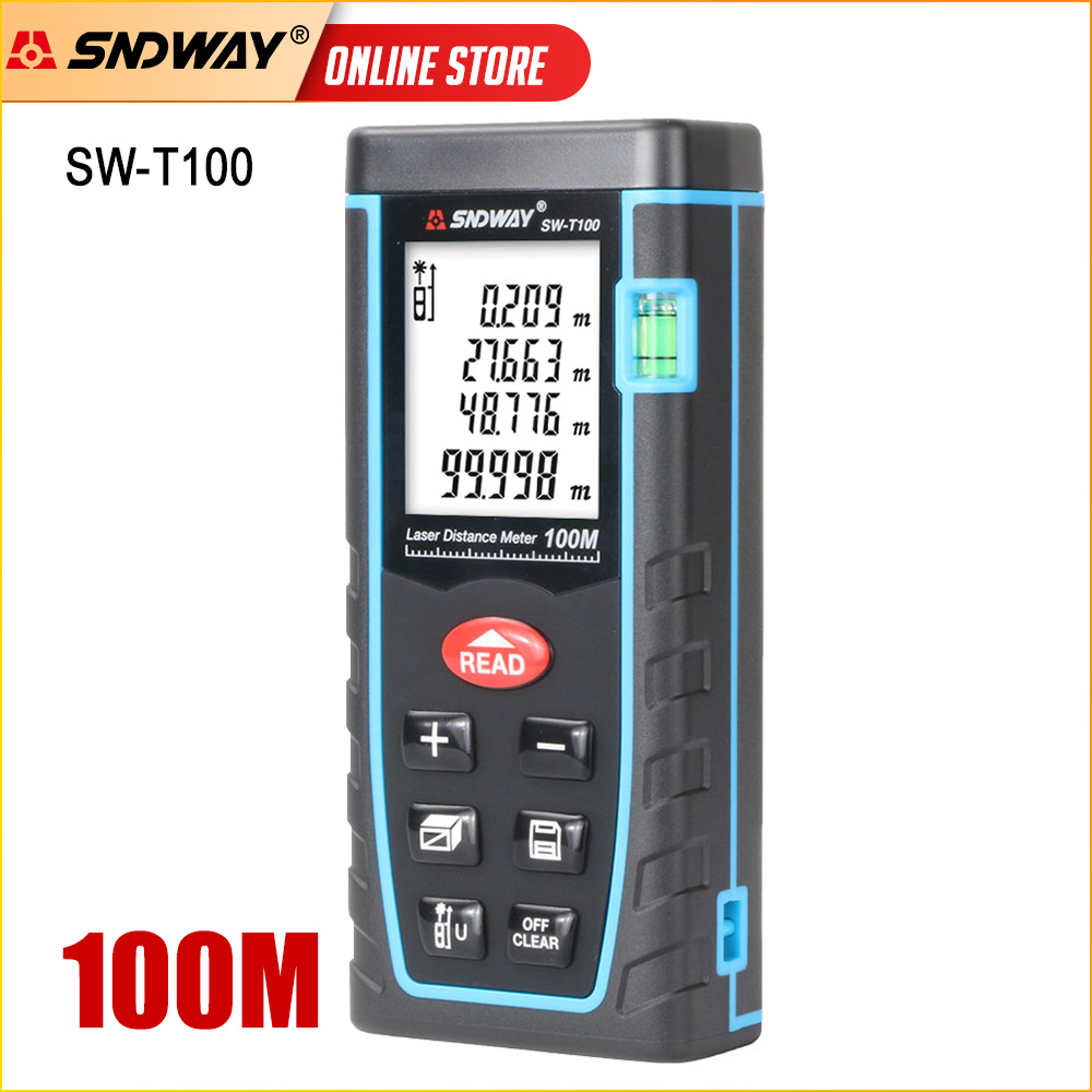 SNDWAY Laser Range Finder Laser distance meter Electronic Tape Trena Ruler Tester Hand Tool Device Build Laser rangefinder