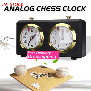 International Checkers & Chess Board Game Windup Clock Timer Analog Mechanical Chess Clocks Garde - Chess Clock Count Up Down
