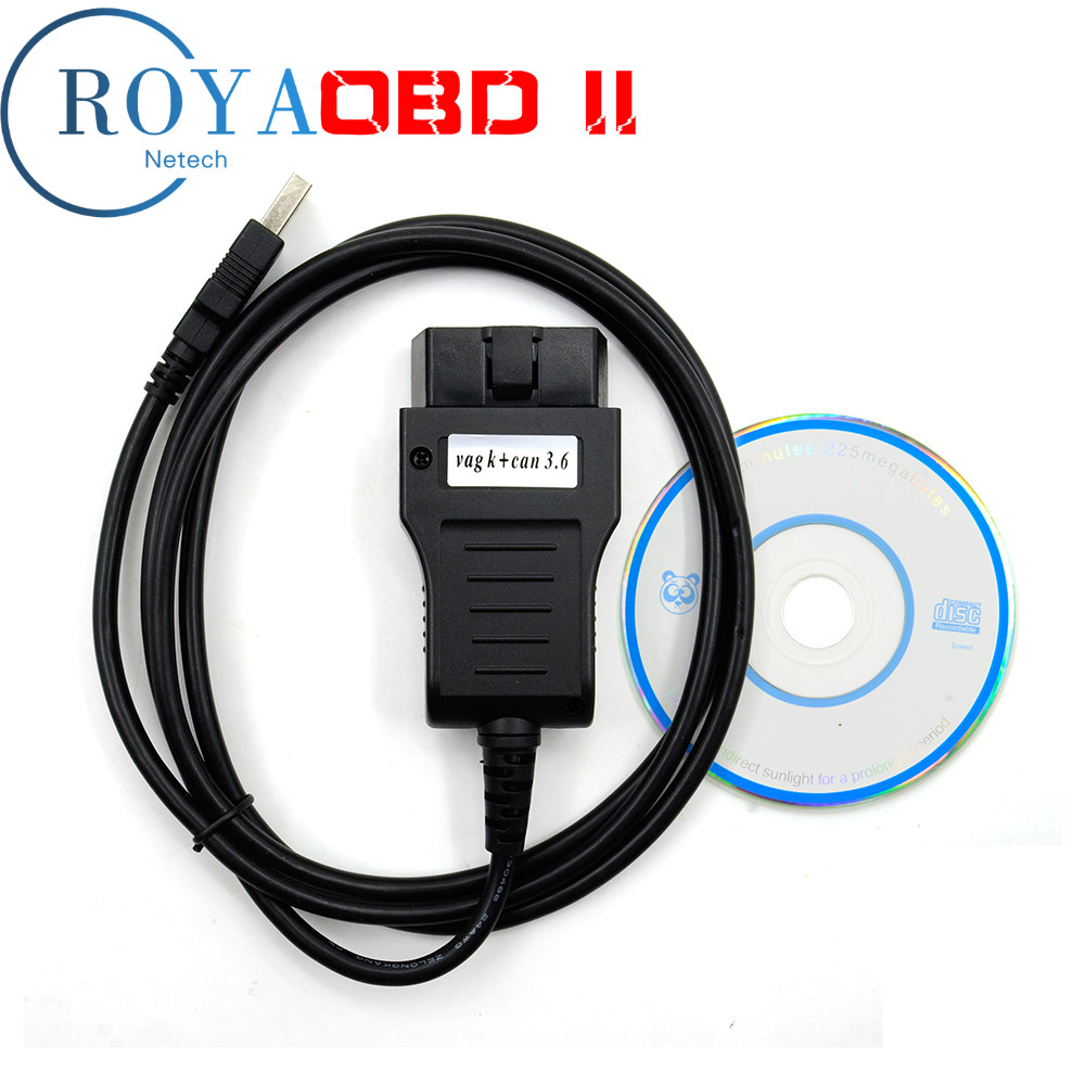 VAG K CAN Commander 3.6 for Au-di/V-W Diagnostic Tool cable OBDII OBD2 Cabel Code Readers Scan Tools with software