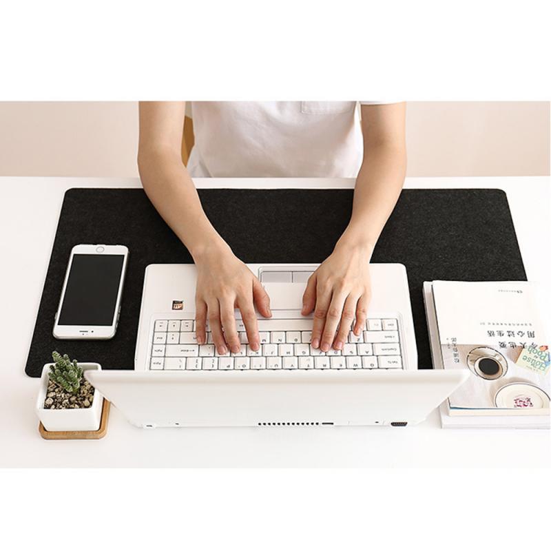 1pcs Mice Pad Office Computer Desk Mat Extra Large Mouse Felt Modern Non-woven Mouse Pad Keyboard Pad Laptop Cushion Desk Pads