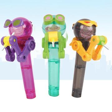 Newest Creative Personality Toys Lollipop Holder Decompression Toys Lollipop Robot Decompression Candy Dustproof Toy Gift