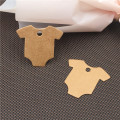 100pcs multi-shape Blank Kraft Paper Tags Garment Tag Heart/ Bottle /Round /Heart/clothes Shape Gift Tag DIY Price Label Cards