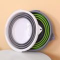 Collapsible Silicon Plastic Bucket Bathroom Folding Round Portable Car Wash Bucket Portable Camping Fishing Water Carrier