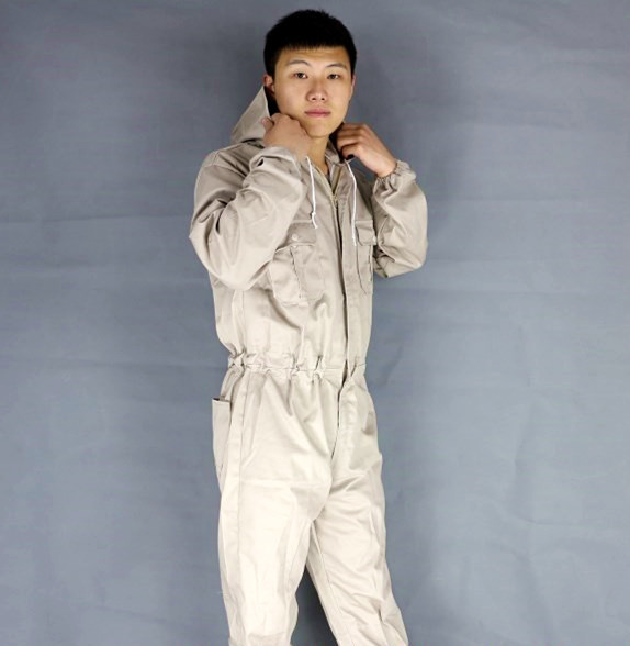 Plus size Men Hooded Overalls Male Work Wear uniforms Worker Repairman Machine Auto Repair jumpsuit pants Singer costumes 060903