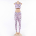 Unicorn 2PCS Cartoon Yoga Set Women's Sport Bra&Pants Suit Sportswear Pink Top Yoga Leggings Fitness Sports Clothing