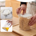 Transparent Grain Storage Bottle Household Food Moisture-Proof Sealed Cans Dry Cereal Measure Cups Box