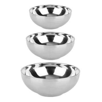 Double Insulated Stainless Steel Bowl Children's Adult Instant Noodle Gift Bowl Mixing Bowls For Salad Cooking Baking