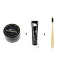 Teeth Whitening Kit Toothpaste Teeth Whitening Powder Activated Coconut Charcoal Powder Bamboo with Toothbrush for Oral Hygiene