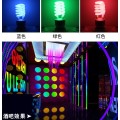 spiral tube energy saving lamp Fluorescent light Color bulb screw atmosphere green blue yellow red indoor creative bar light