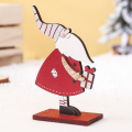 1pc DIY Santa Claus Car Christmas Pendants Wooden Xmas Assemble Ornament For Home Decor Party Supplies Kids Gift Desktop Craft