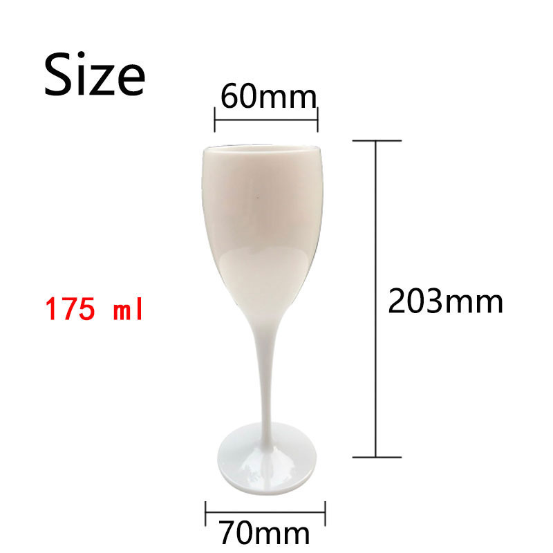 Elegant Unbreakable Wine Glasses Cups Plastic Wine Glasses Ideal for Party Indoor Outdoor Use Shatterproof Wine Glasses Set of 3