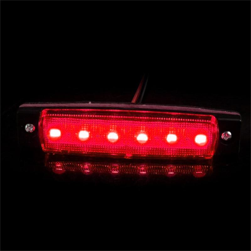 6 LED Car Anti-collision Laser Fog Light Auto Anti-fog Parking Stop Braking Signal Indicators Motorcycle LED Warning Light