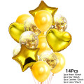 14pcs-Gold Confetti