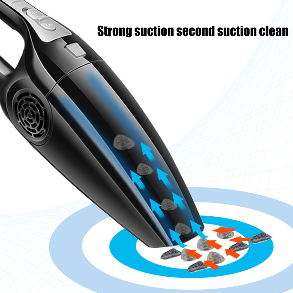 120W 3600mbar Car Vacuum Cleaner High Suction For Car Wet And Dry Dual-Use Vacuum Cleaner Handheld Mini Car Vacuum Cleaner