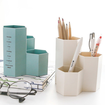 Multipurpose Creative Pen Vase Pencil Pot Makeup Brush Holder Stationery Desk Tidy Container