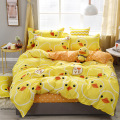 Cute Rabbit Children Kids Bedding Sets Soft Duvet Cover Bed Sheet Pillowcase Bed Cover Linens Bedclothes Babies Gift