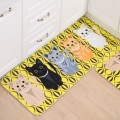 LOVRTRAVEL Water Absorption Rug Bathroom Mat Shaggy Memory Foam Bath Mat Set kitchen Door Floor Mat Carpet For Toilet Non Slip