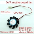 50*50 * 12MM Industrial Motherboard CPU Northbridge Heatsink 4010 Bracket Graphics Card Fan Bore Distance 2.6CM
