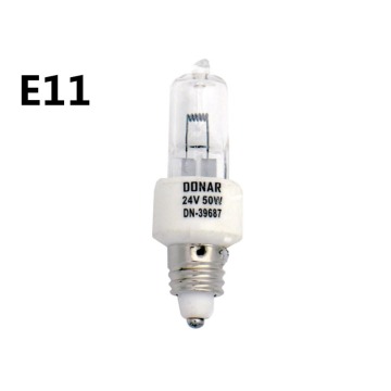 DN-39687 SH-52 24V 50W threaded lamp holder E11 24V 50W medical surgery shadowless lamp 24V E11 halogen bulb for medical