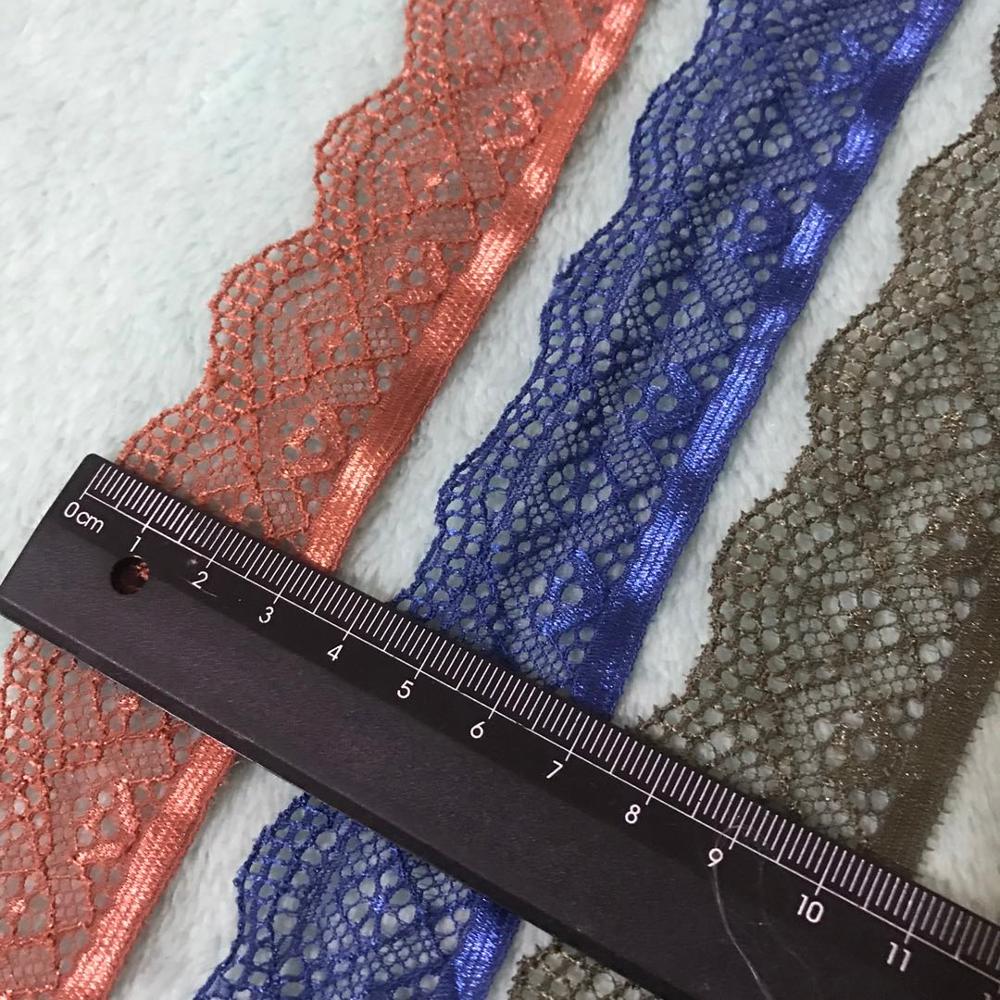 CS2329 3.3CM2 meters/5 meters Colorful made in China lace, stretch lace, DIY lace