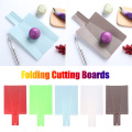 1PC Foldable Chopping Board Portable Plastic Cutting Boards Non-slip Chopping Block Kitchen Flexible Camping Cooking Accessories