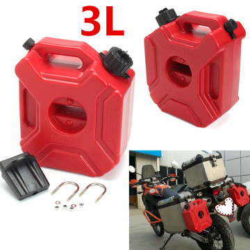 Portable Jerry Can Gas Fuel Tank Plastic Petrol Car Gokart Spare Container Gasoline Petrol Tanks Canister ATV UTV Motorcycle 3L