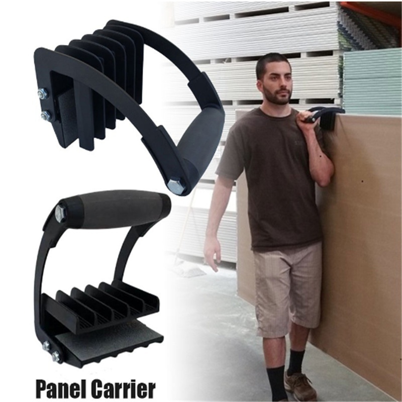 New Plywood and Sheetrock Panel Carrier, 0 to 1 1/8", Heavy Duty Metal Gripper, Sheet Goods Carry Handle (Single)