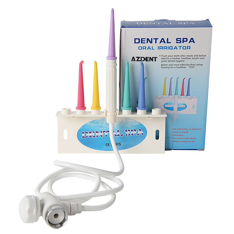 AZDENT Family SPA Water Dental Flosser Oral Faucet Irrigator Teeth Cleaner Flossing Interdental Toothbrush Floss Teeth Whitening