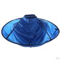 2pcs Pro Hair Cutting Cape Hair Catcher Hairdressing Umbrella Cloak Kit Blue