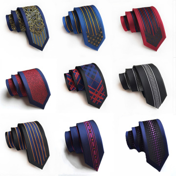 New Arrival Men's Ties 6cm Skinny Silk Tie Casual Fashion British Style Wedding Narrow Necktie Gifts for Men