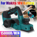 Drillpro 18V 15000rpm Cordless Rechargeable Electric Planer Hand Held for Makita 18V Battery Wood Cutting with Wrench