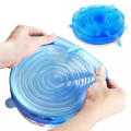 3/6pcs Reusable Silicon Stretch Lids Universal Pot Cover Wrap Bowl Pot Lid Silicone Cover Pan Kitchen Accessories Cookware