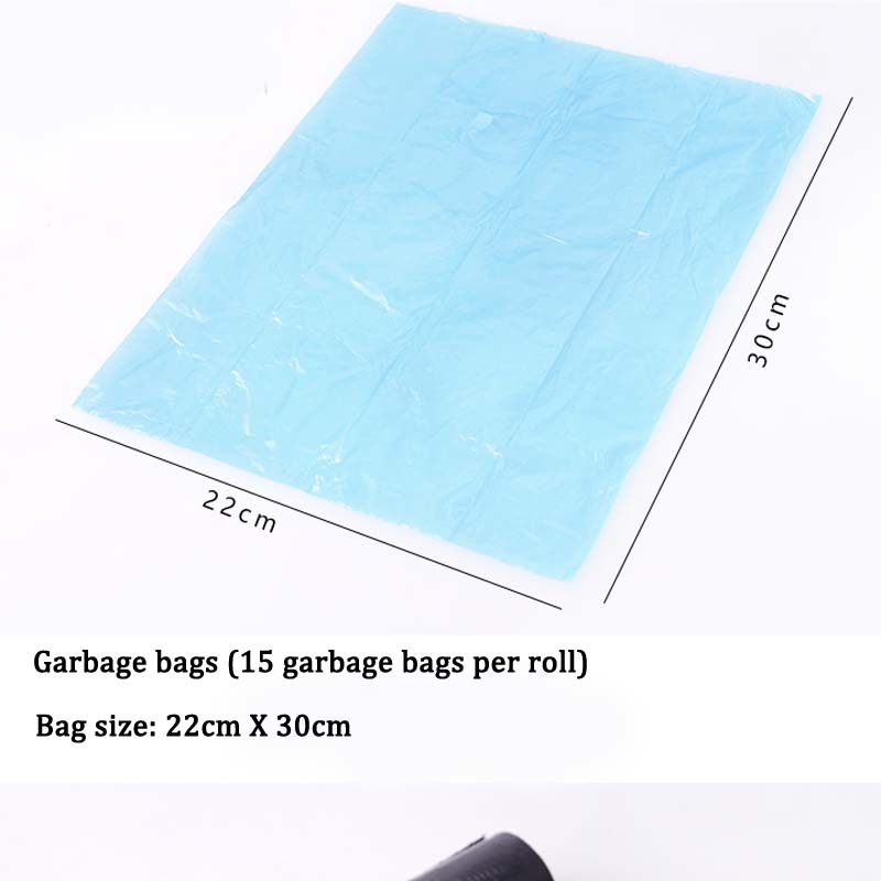1pc Pet supplies biodegradable garbage bags print dog waste poop bag pick up cleaning bag garbage bag