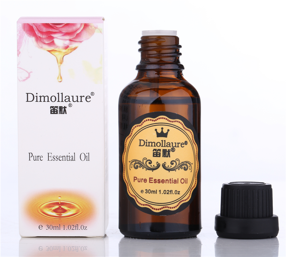 Dimollaure Rose Essential Oil Skin Care Relax Spirit Aphrodisiac Aromatherapy Fragrance Lamp Spa Body Massage Foot Bath