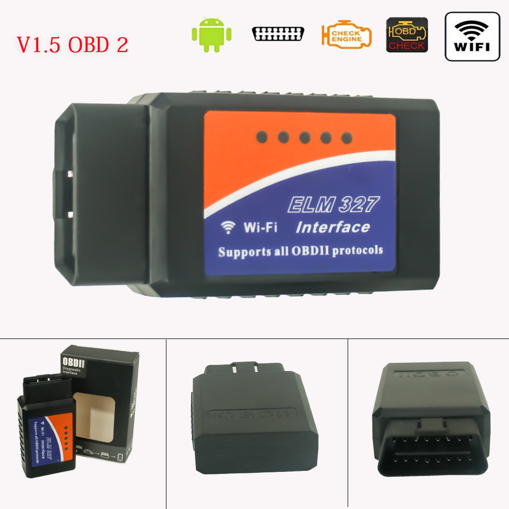 Wifi ELM327 OBDII Auto Diagnostic Scanner For Dodge CARAVAN /CRAND Viper 2001 /Stealth/Roll/Charger ELM 327 OBD2 Diagnostic Tool