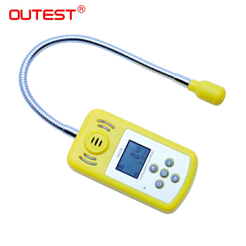 OUTEST Combustible gas detector port flammable natural gas Leak Detector Location Determine meter Tester Sound Light Alarm